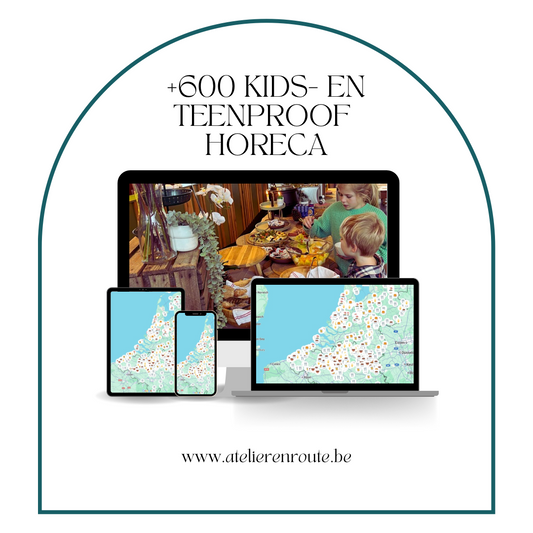 Meer dan 600 kids- en teenproof HORECA gelegenheden door HipHoera gepakt & gezakt Google Maps kaart