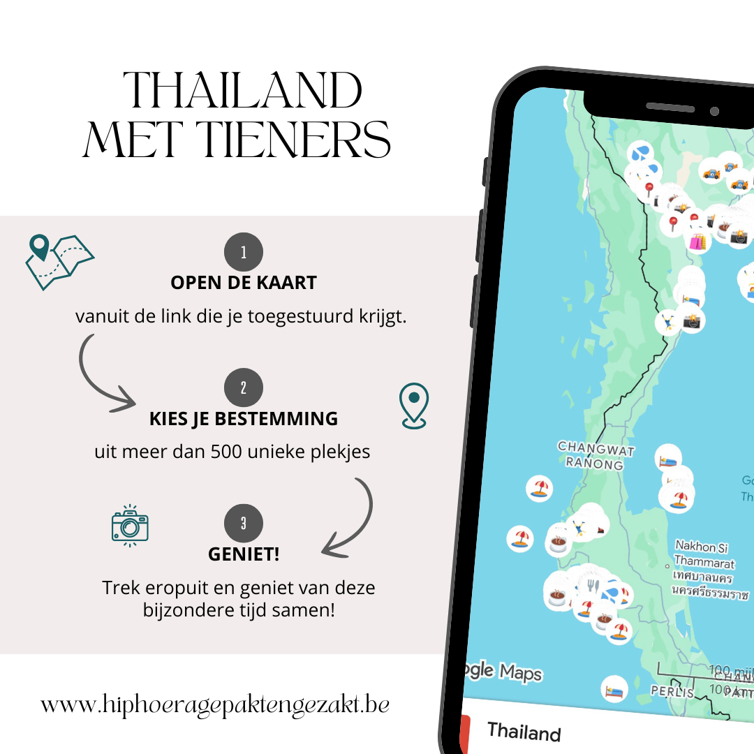 Google mapskaart Thailand