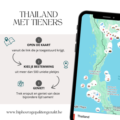 Google mapskaart Thailand