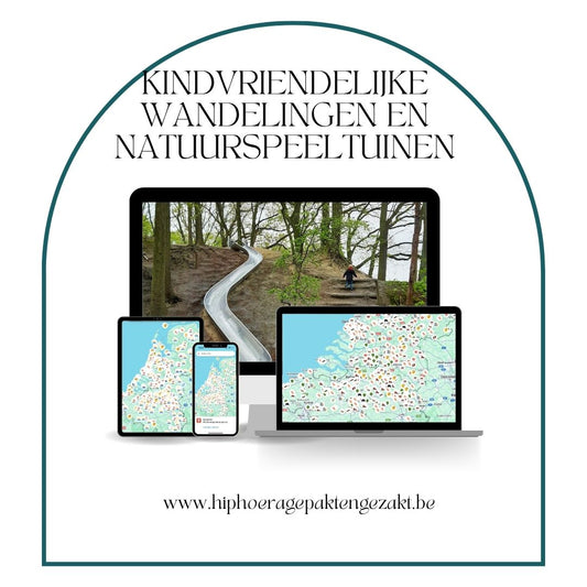 Google mapskaart  kindvriendelijke wandelingen 