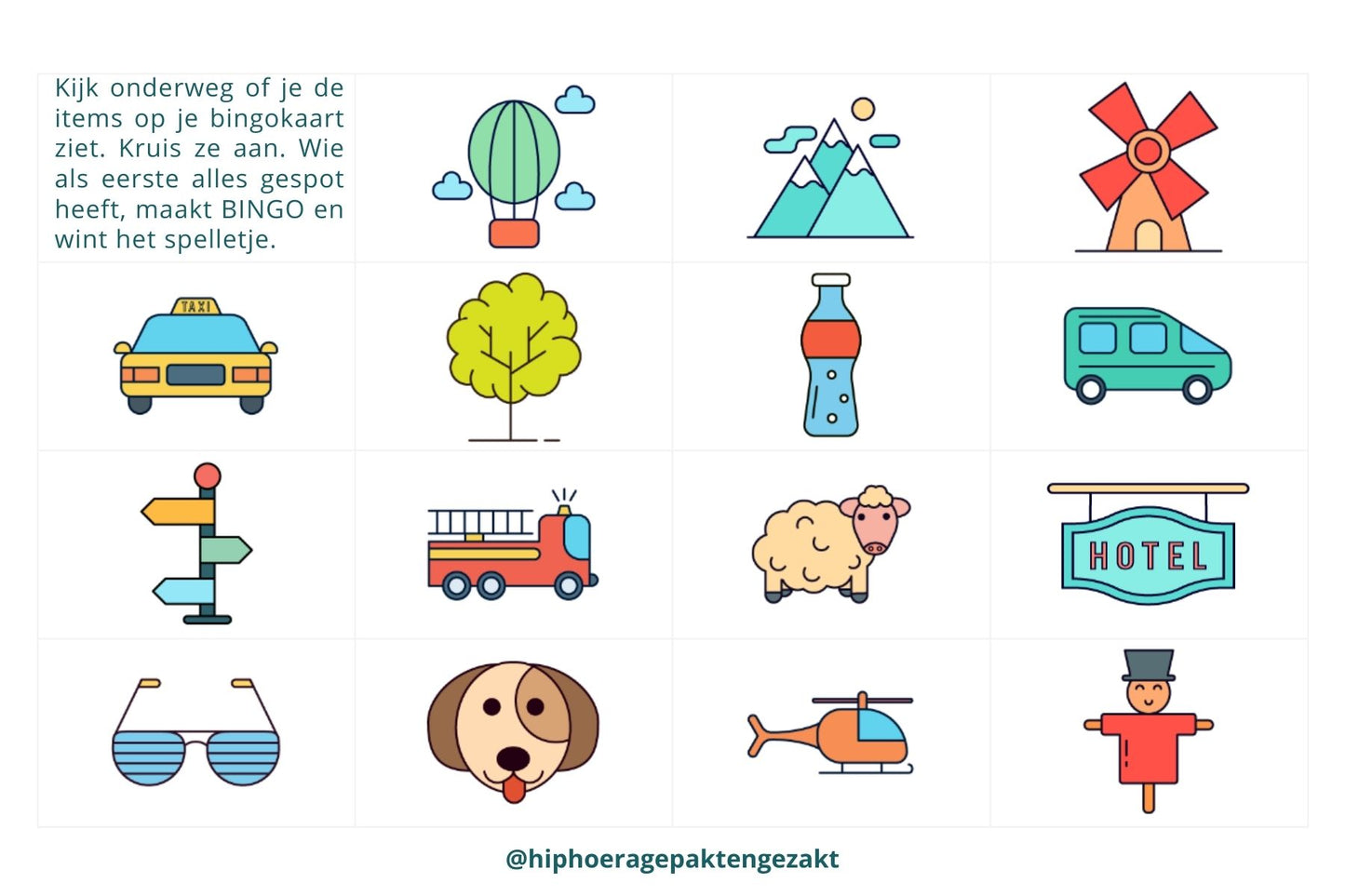 HipHoera gepakt en gezakt gratis Autobingo 2