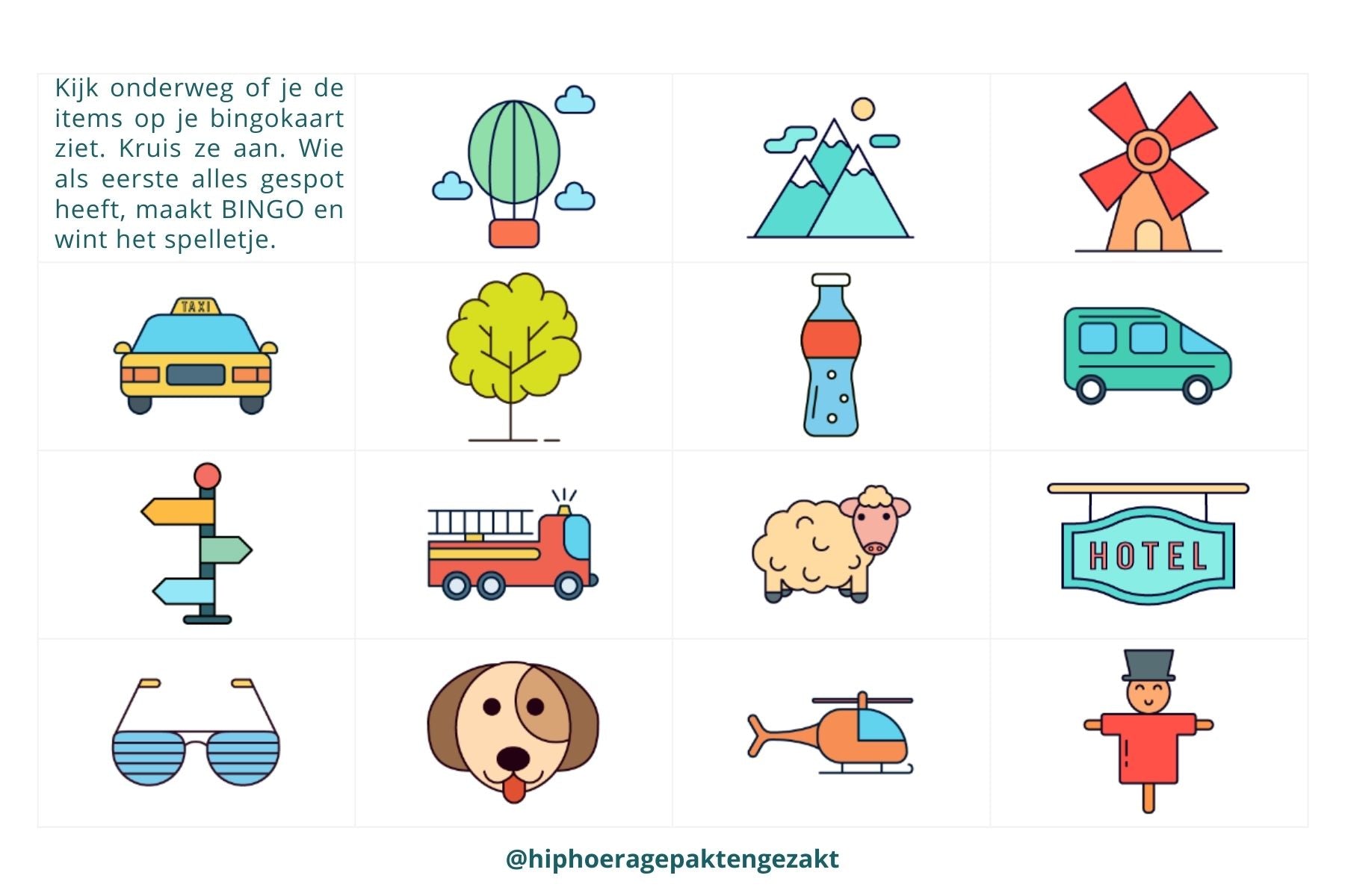 HipHoera gepakt en gezakt gratis Autobingo 2