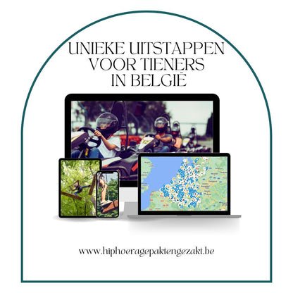 Interactieve kaart met uitstappen voor tieners in België