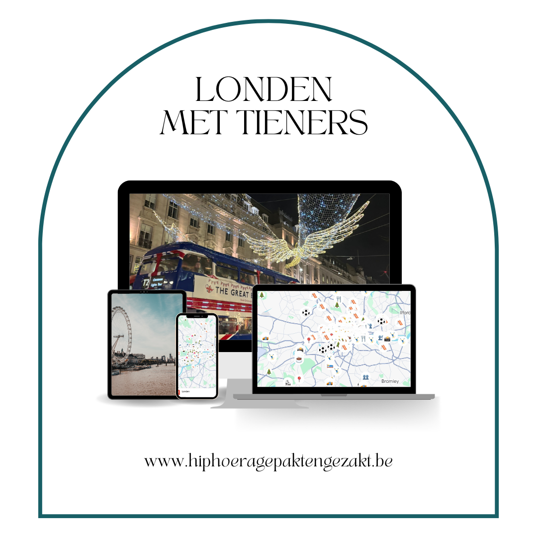 Kerst in Londen met tieners. De complete Google Maps-gids voor een magische citytrip vol lichtjes en kerstmarkten.