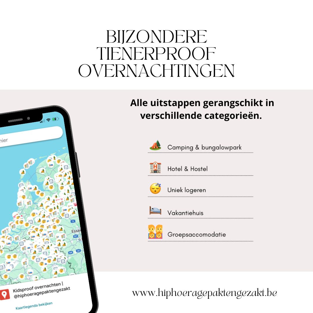 bijzondere overnachtingen voor tieners