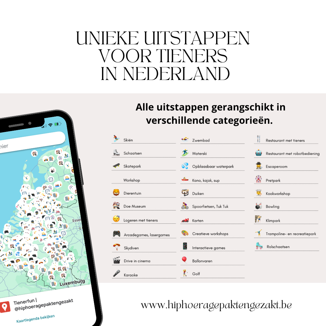 uitstappen met tieners