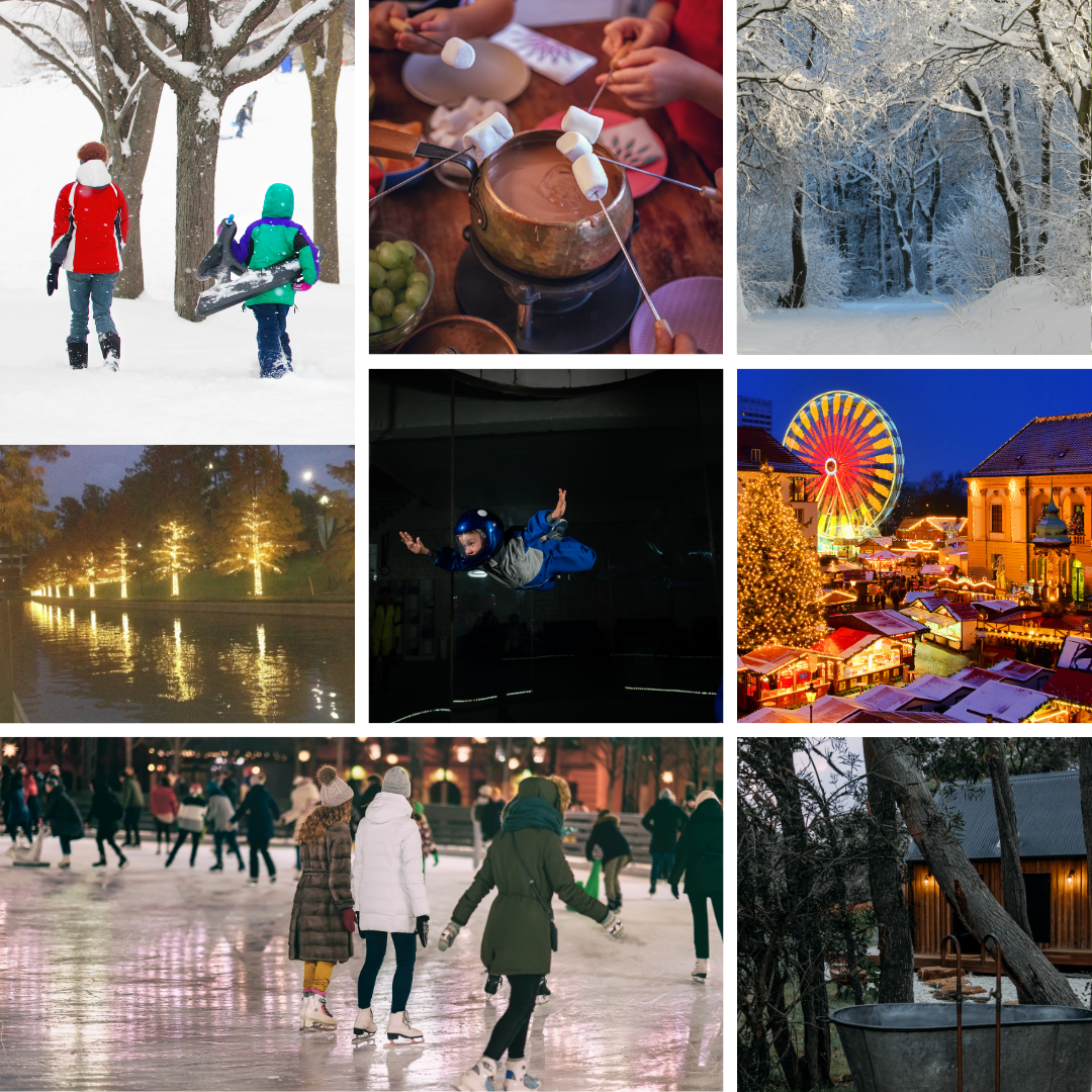 winterse activiteiten met tieners