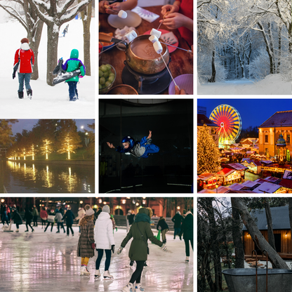 winterse activiteiten met tieners